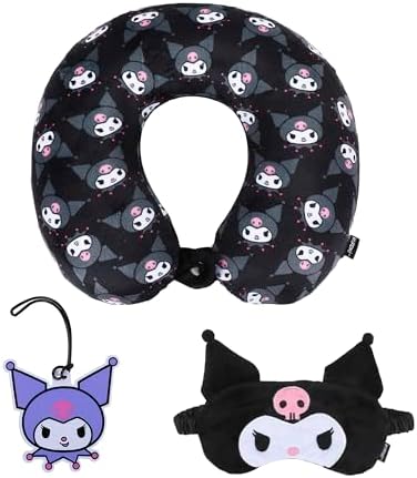 Set 3 Piezas Almohada Viaje Kuromi miniatura 8