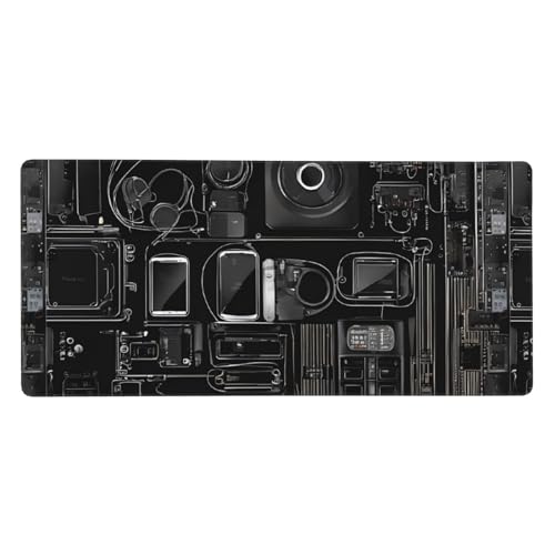 Tapis de souris de jeu antidérapant et sous-main imperméable XL pour travailler chez soi