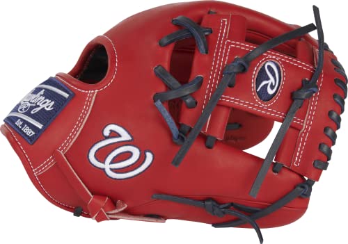 Rawlings | HEART OF THE HIDE MLB Team Logo Glove | Washington Nationals | 11.5" - Pro I-Web -  PRO204-2WSH