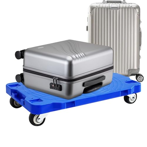 Carrito Muebles con Ruedas | Carro Portátil con Ruedas - 100kg Capacidad Expandible Maletín De Mano Carro Transportador Resistente para Hogar Almacén Compras Viaje Camping Transporte