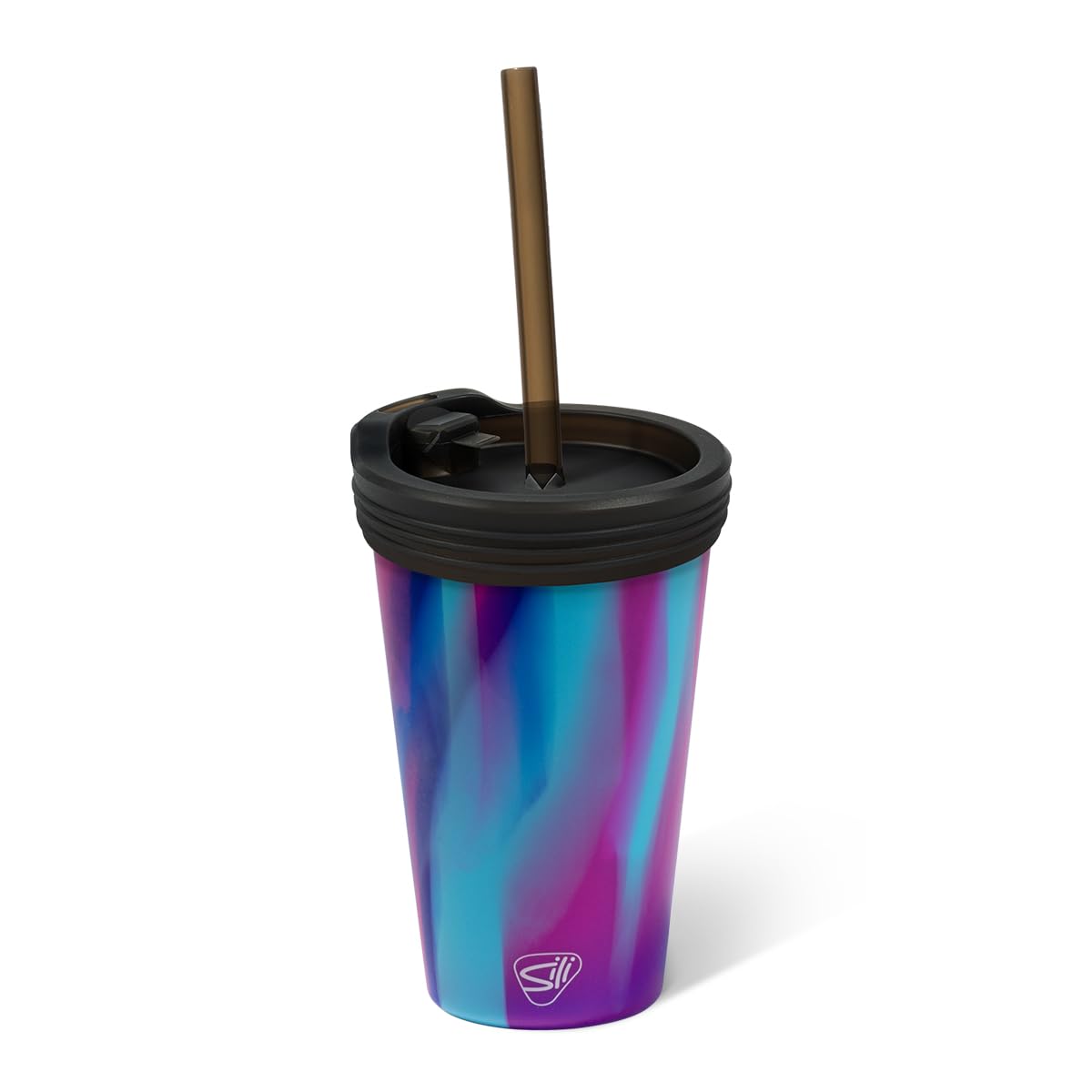 Silipint 16oz Silicone Straw Tumbler
