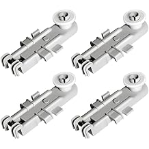 8268743 Dishwasher Upper Rack Wheel Replacement for Whirlpool KitchenAid Kenmore Dishwashers - Top Rack Part Replaces WP8268743 8268655 AP6012252 WP8268655 Pack of 4 by Techecook