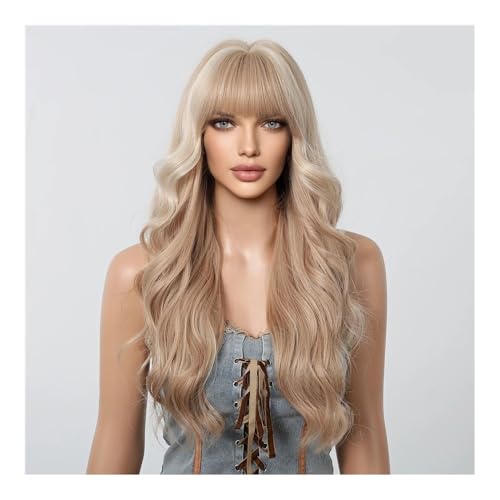 Perruques cheveux humains solution volume pour masquer la perte de cheveux avec frange