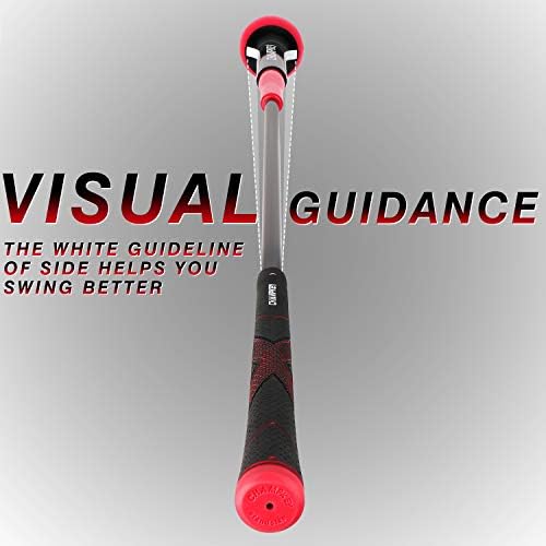 CHAMPKEY Golf Swing Trainer - Tempo & Flexibility Training Aids Warm-Up Stick Ideal for Golf Indoor & Outdoor Practice