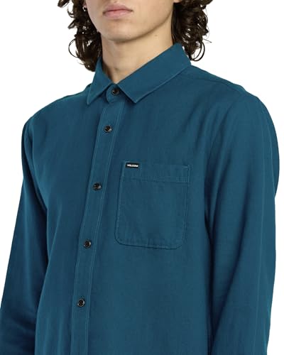 Volcom Men's Caden Plaid Long Sleeve Flannel Shirt3