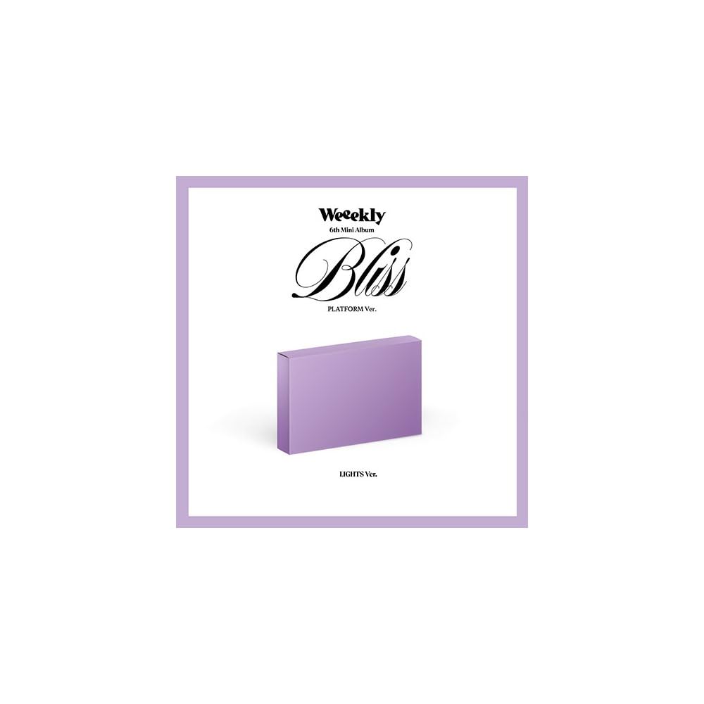 Mini album Weeekly Bliss 6ème version Platform Lights pour collectionneurs de K-Pop