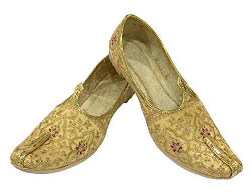 Stop n Style Men Juti for Wedding Sherwani Shoes Traditional Khussa Embroidery Handmade Ethnic Mojari Punjabi Jutti2