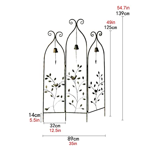Treillis obélisque en fer forgé durable pour cadre de support - 8