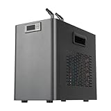 Aquarium Chiller,60L Quiet Water Chiller, 200W Water Chiller for Cold Plunge, Fish Tank Water Cooler Machine, Water Chiller for Ice Bath Aquatic Plant Jellyfish Cultivation 1-3L/Min 220-240V