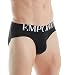 Emporio Armani Men's Eagle Hip Brief, Black, Medium