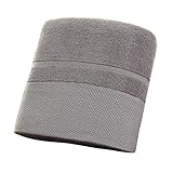 BUBEFSKD 70x140 cm toalla de baño de algodón de gran tamaño Color sólido Absorbente secado rápido