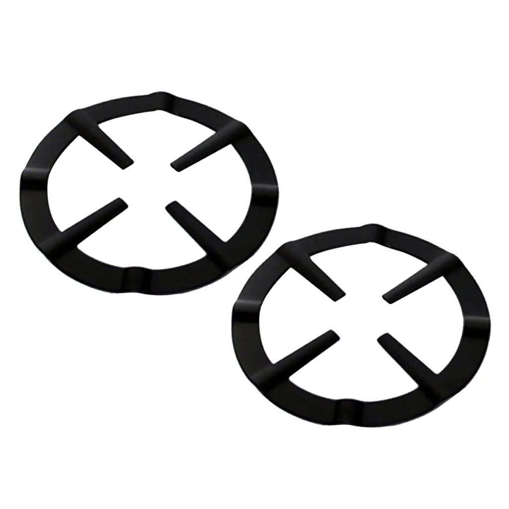 Bague de wok en fonte : lot de 2 supports de cuisinière pour poêle et wok de cuisson