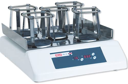 Remi - MINI ROTARY SHAKER with digital indicator and timer, max. speed 400 rpm, with universal platform of size 12