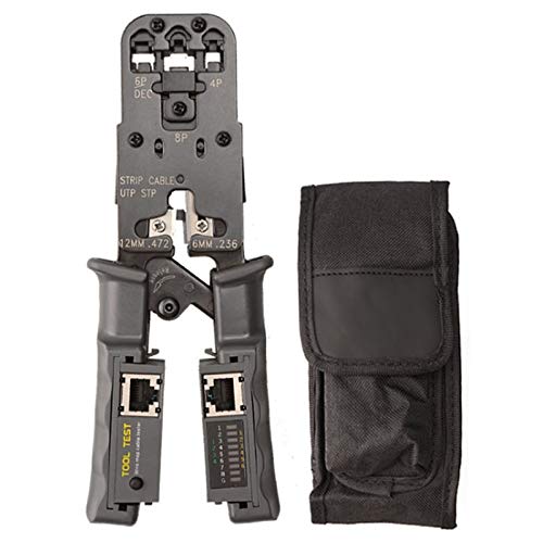 Pince à sertir 2 en 1 RJ45 pour câble réseau LAN, outil de coupe, testeur de câble, pince à sertir 6P/8P