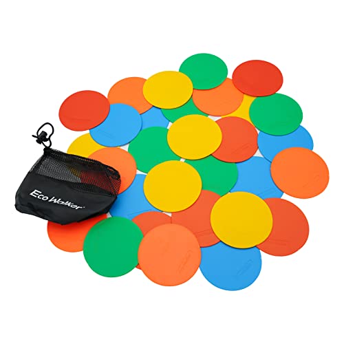 Eco Walker 4Inch Mini Floor Spot Markers For Classroom Preschool And Kindergarten (Set Of 30Pcs) #TOP13