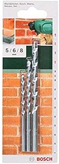 Bosch 2609255462 Masonry Drill Bit Set, 8 Pieces