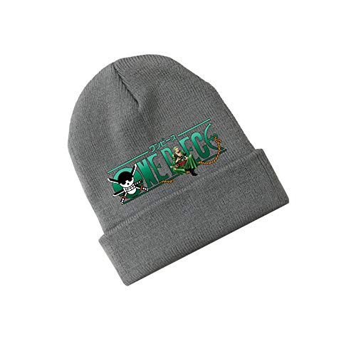 NUANDI Anime Hats One Piece Knit Hat for Unisex Winter Warm Thicken Hats