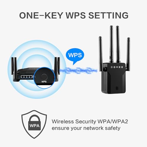 WiFi to Ethernet Adapter Wireless Bridge - AC1200 Dual Band WiFi to Wired Ethernet Adapter 5G 2.4G Ethernet to WiFi Adapter Rj45 Port Convert Wired Device to WiFi Wireless Ethernet Adapter for Printer