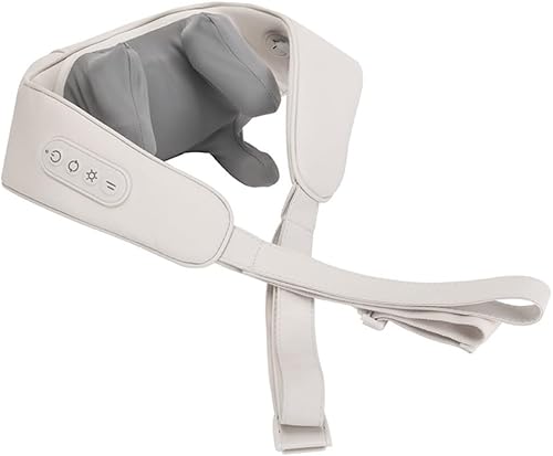 Miniatura 1 de Massagio 4D Massagio Massagio Massagio de cuello y espalda, masajeadores para cuello y hombros con calor, masajeador de cuello Shiatsu, masajeador