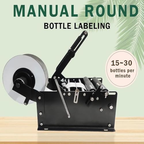 Etiquetadora manual de botellas para proyectos artesanales y pequeñas producciones 2