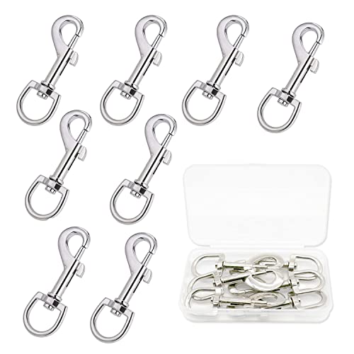 2 Stck Heavy Duty Hundeleine Karabiner Mit 360 Drehgelenk  Robust Bis  272 Kg Fr Groe