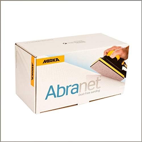 Mirka 5415005041 P400 Grit Abranet Abrasive Hook'N'Loop HookIt Hook-it Sanding Strips Pack of 10 70mm x 198mm P400 Grit 70x198mm dust Free Very Uniform Scratch Pattern Leaving an Ultra Smooth Finish