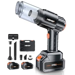 Car Vacuum Portable Cordless, 35000PA High Power Suction & Blower, Wireless Handheld Vacuum Cleaner for Car, Home, Office, Pet(Abyssal Black)