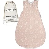MOYO - Premium Baby Schlafsack Ganzjahr - Schlafsack Baby 2.5 TOG - Obermaterial aus 100% Bio-Baumwolle (GOTS) - Ganzjahres Schlafsack Baby für einen sicheren und geborgenen Schlaf