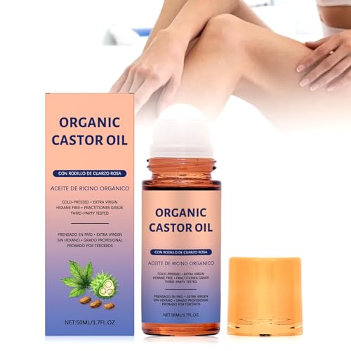 50ml Castor Oil Natürliche, Roller Ball Rizinus öl Reines Rizinus...