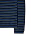 PS Paul Smith Men's Striped Long Sleeve Polo Sweater, Very Dark Navy