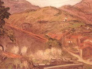Peinture à l'huile signée Rippl-Rónai Banyuls sur Mer 1899 : l'idée cadeau culturelle idéale