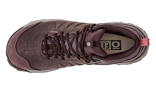 Oboz Sypes Mid Leather B-Dry Hiking Shoe - Women's Peppercorn 9.5 #TOP4