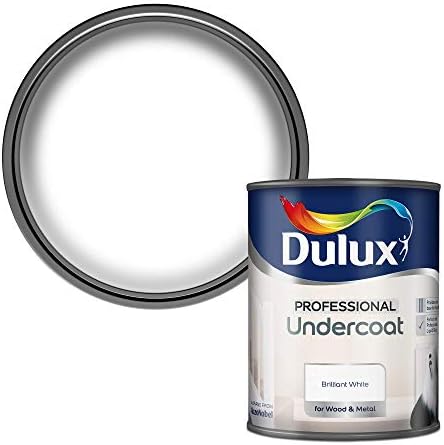 Dulux Primer & Undercoat Paint For Wood - 750Ml , White
