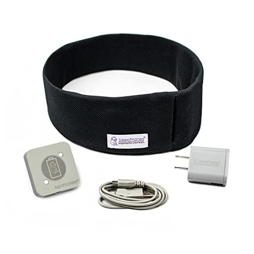 SleepPhones Effortless V8 Sleep Headphones by AcousticSheep | 24-Hour Battery | Original Comfortable Bluetooth Headphones with Wireless Induction Charging (Medium, Pitch Black Breeze, US Wall Plug)