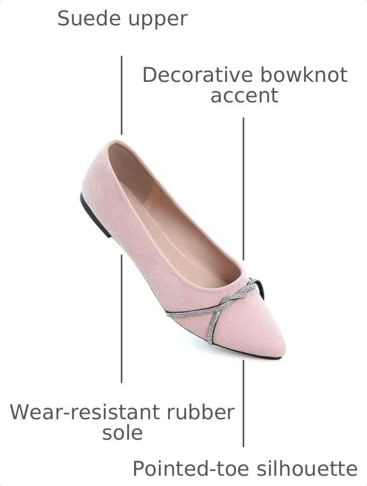 Image of TN TANGNEST Womens Casual Flats Chain Ballet Flats
