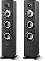 Polk Audio MXT60 High-Resolution Floor-Standing Loudspeaker | 1 Speaker | Black (Pack of 2)