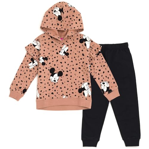 Image of Disney Girls' Fleece Hoodie and Jogger Set for Baby & Kids