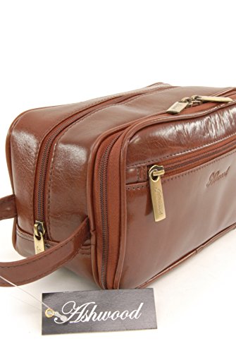 Ashwood - Vera Pelle - Borsa da toilette/Beauty