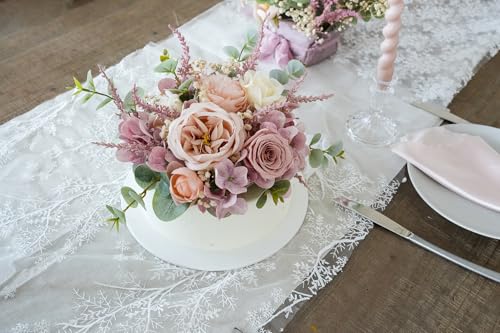 Adorno Floral para Tarta de Boda 7.87x7.87 pulgadas miniatura 3
