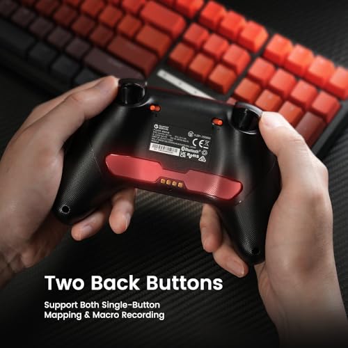 GameSir Nova Lite 2 Wireless PC Controller with Hall Effect Joysticks & Triggers, 2.4G & Wired 1000Hz Polling Rate, Remappable Buttons - Compatible with PC/Switch/Steam/Android (White) by GameSir - Image 6