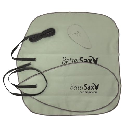 BetterSax Ultimate Tenor Saxophone Swab Kit - Premium Microfiber Cleaning Cloths for Tenor Saxophones - Quality Maintenance Tools Essential for Saxophonists