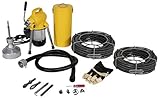 Steel Dragon Tools K-50 Drain Cleaner for 4in. Pipe with 130ft. of C8 Cable fits RIDGID 58980