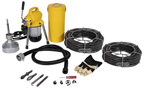 Steel Dragon Tools K-50 Drain Cleaner Cleaning Machine with 130 ft. C8 Cable 58980