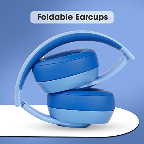 Image of ZEBRONICS Zeb-Dynamic Wireless Headphone with 34 hrs. of Playback (Blue)
