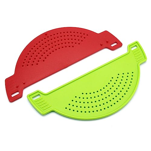 Cabilock 3 Uds Separador De Olla Colador Colador Colador De Alimentos Para Espaguetis Cocina Colador De Alimentos Media Colador Espaguetis Pasta Colador Olla Colador Para