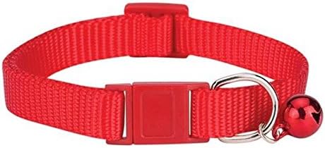 SAVVY TABBYNylon Cat Collar, 3/8-Inch, Tomato Red