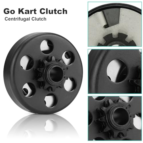 image for SEHNSUCHT Go Kart Clutch 3/4 Bore 10T with #40/41/420 Chain, for Preda