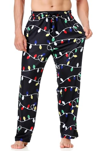 Chrismas Pajama Pants for Men Men's Sleepwear with Ugly Pajama Bottoms2