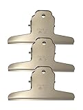Dysix6 (5.7 Inch/14.5cm) Extra Large Heavy Duty Strong Metal Paper Clips Binder Clips Bulldog Clips File Paper Clamps For Home School Office Factory (Pack of 3)