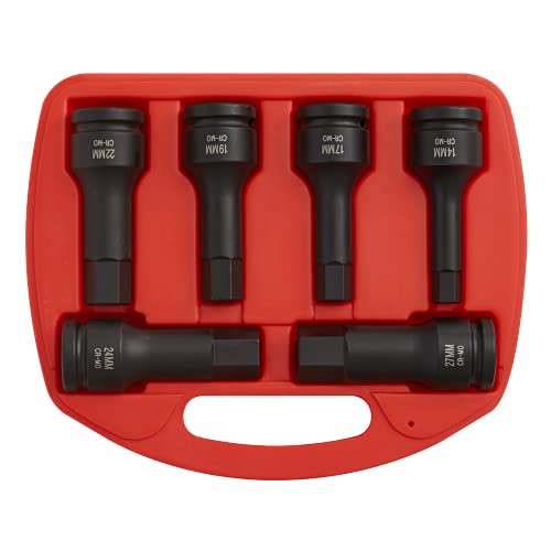 Impact hex socket bit set SEALEY ak5586 3/4 pouces pour clés à chocs de mécanique